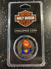 Load image into Gallery viewer, Hot Rod Harley-Davidson challenge coin
