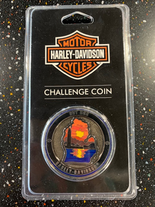 Hot Rod Harley-Davidson challenge coin
