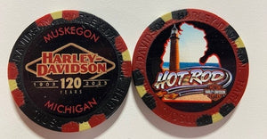 120th Anniversary Hot Rod Harley-Davidson pokerchips